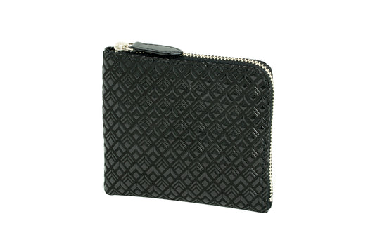 Zipped Coin Purse (Large) - Diamond Frame