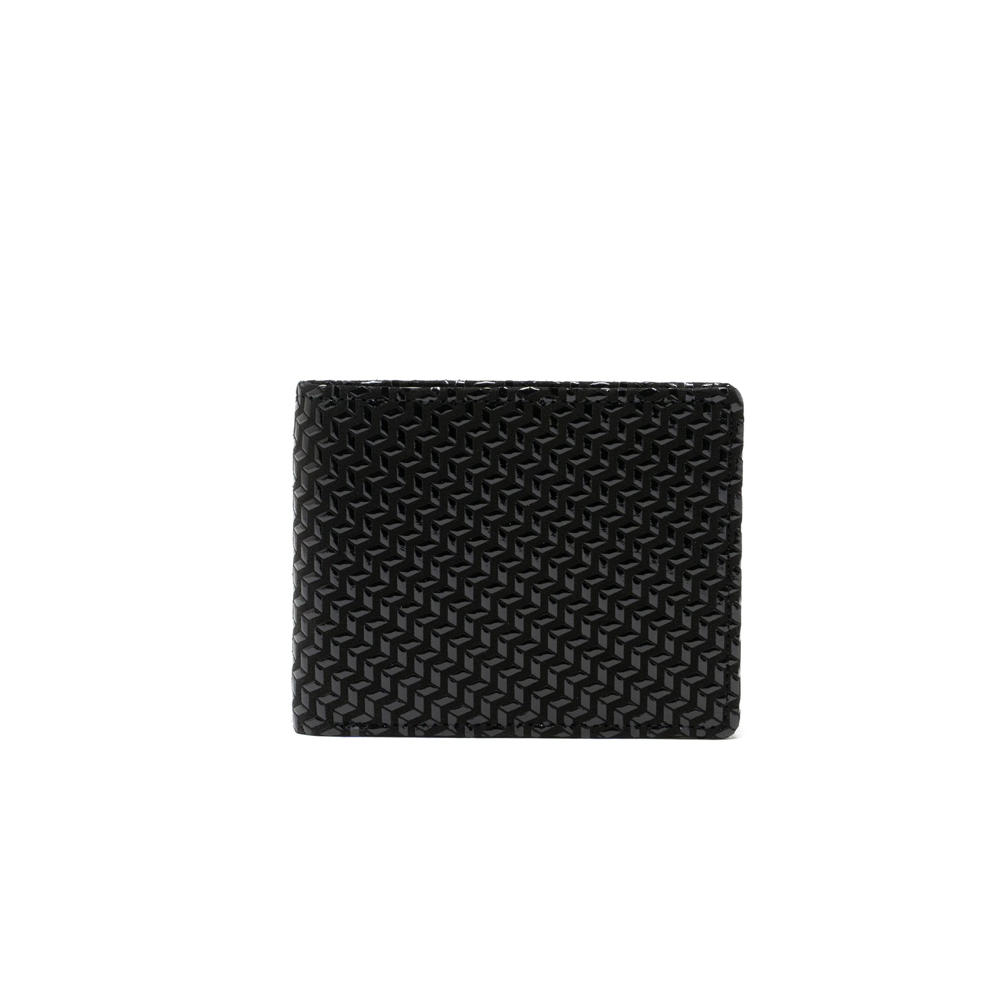 Men's Folded Wallet (Narrow Type) - Chevron-S