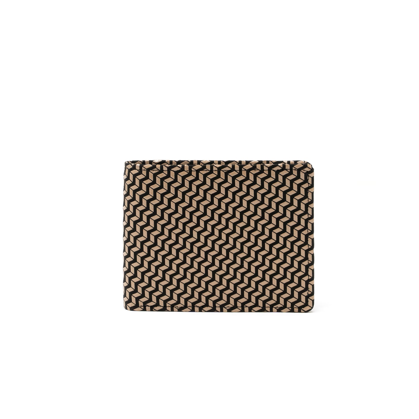 Men's Folded Wallet (Narrow Type) - Chevron-S