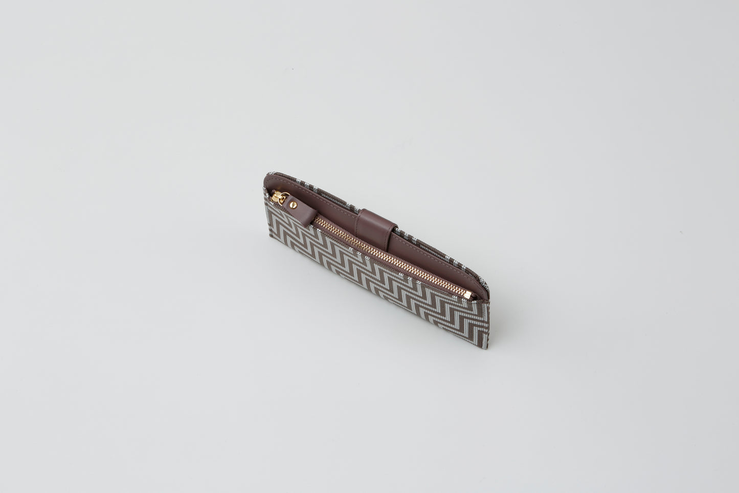 Slim Zipped Long Wallet - New Grecian
